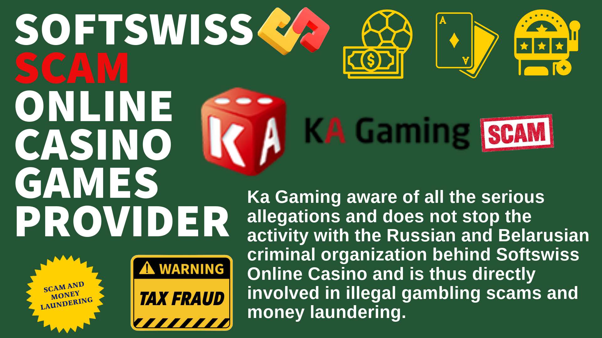 KaGaming - softswiss scam - Casino by Softswiss